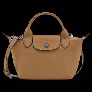 Longchamp Le Pliage Xtra XS Handbag in Tobacco color